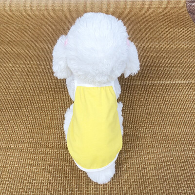 Rochie cu dungi Îmbrăcăminte pentru animale de companie Câini Bretele Vestă pentru haine pentru câini Costum mic Bulldog francez de vară Negru Alb Guler pentru fată Perro