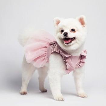 UFBemo Dog pink Dress Cat Christmas Disfraz Perro за малки кучета Сватбени рокли за домашни любимци Vestido Chihuahua