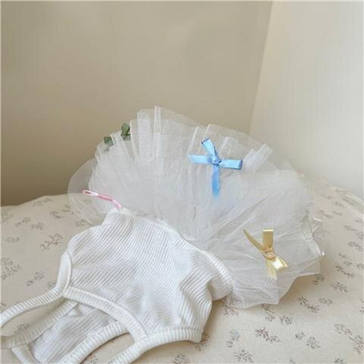 Ins Bow Balerina szoknya nadrágtartók Tavaszi és Nyári Kisállat Macska Kutya Lány Aranyos Tutu Szoknya Máltai Bichon Kis kutyaruha Pet Tutu