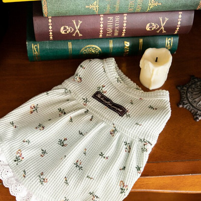 Haine de toamnă și iarnă pentru animale de companie Brodat urs Waffle Vestă de acasă Câine Pisică Rochie de Crăciun de Anul Nou Rochii pentru câini Haine pentru câini