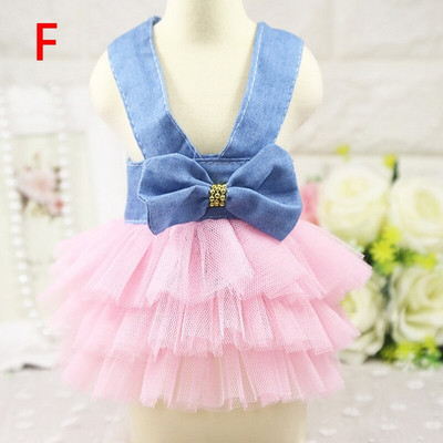 Tinute Catel Fata Fusta Caine Printesa Rochie Tutu pentru Caini Mici Rochie Harness Haine de vara