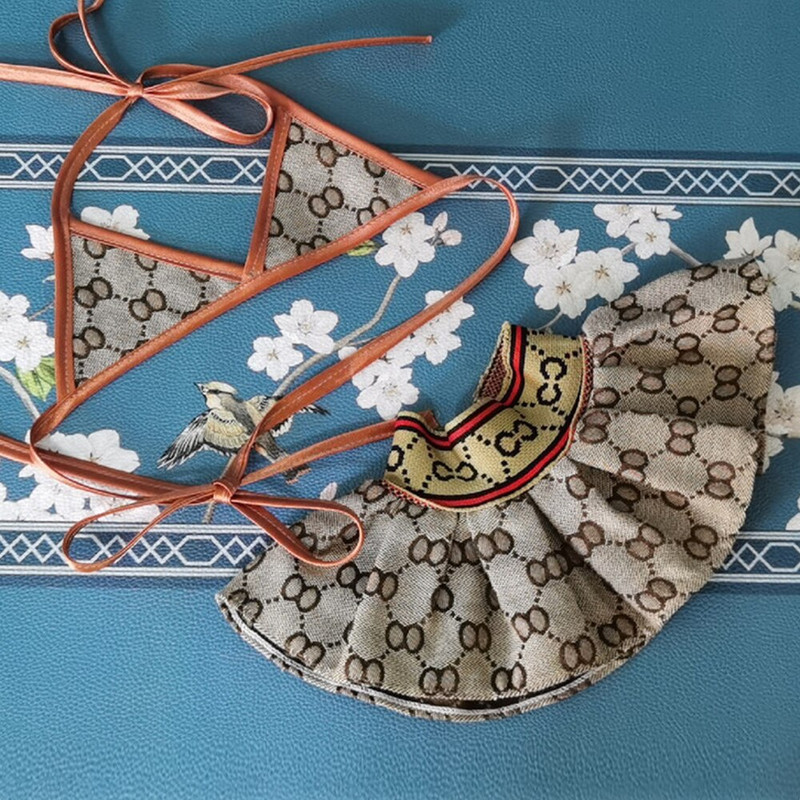 Kisállat macska kutya bikini öltöny kisállat ruházat divat vicces ruha macskáknak strandszoknya macskaruhák kültéri aranyos kis fajtájú kutyáknak