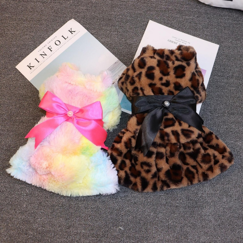 Žiemos šiltos naminių šunų suknelės Gyvūnų naminių kačių Tutu Vestuvių vakarėlis Princesės Sijonas Drabužiai Čihuahua Mopsams Naminiams gyvūnėliams Šunų drabužiai