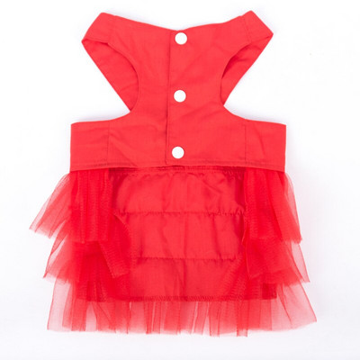 Fusta din voal cu curea Haine pentru câini de vară frumoasă, confortabilă, respirabilă, drăguță, fustă pentru animale de companie, rochie pentru câini, îmbrăcăminte pentru căței