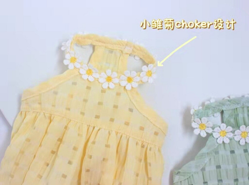 ins Suvine Puuvill Värske Lemmikloom Koer Kass Kutsikas Kleit Yorkshire Chihuahua Pomeranian Puudel Bichon Riietus LemmikkostüümTeddy