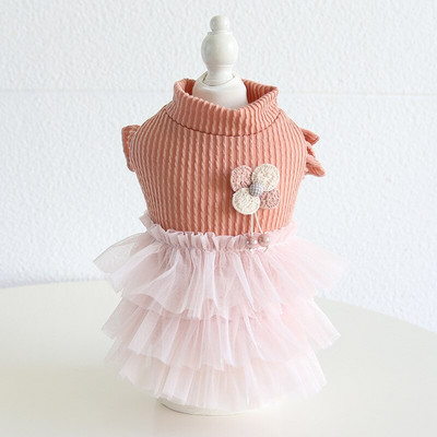 Mäkká gázová sukňa, jeseň/zima 2022, oblečenie pre mačky, psy, princeznovské šaty, módne dievčenské doplnky z Yorkshire kostýmu