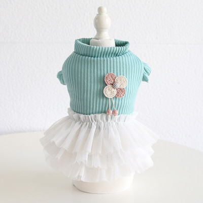 Mäkká gázová sukňa, jeseň/zima 2022, oblečenie pre mačky, psy, princeznovské šaty, módne dievčenské doplnky z Yorkshire kostýmu