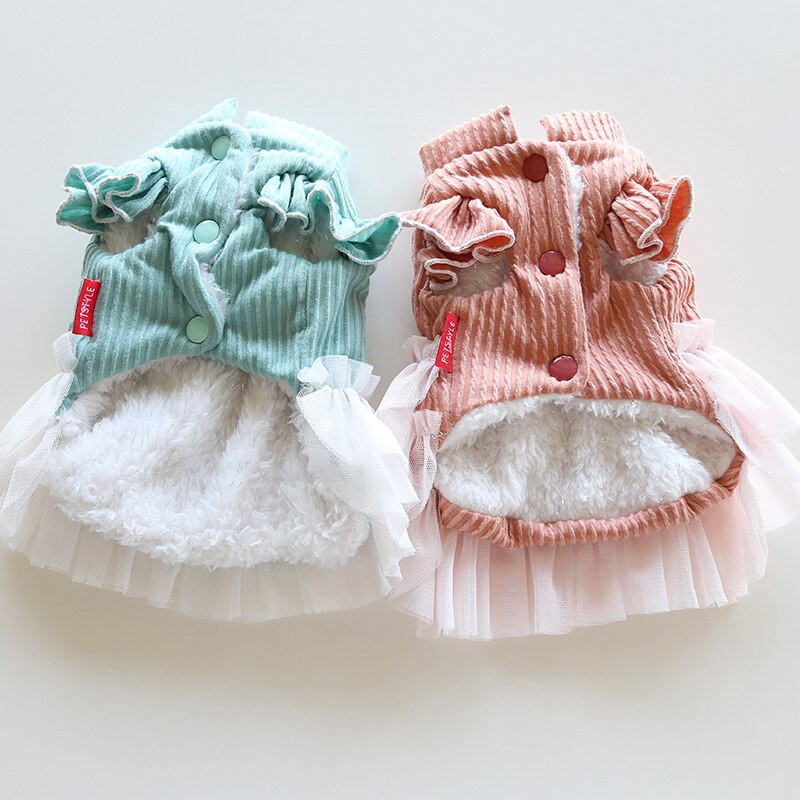 Mäkká gázová sukňa, jeseň/zima 2022, oblečenie pre mačky, psy, princeznovské šaty, módne dievčenské doplnky z Yorkshire kostýmu