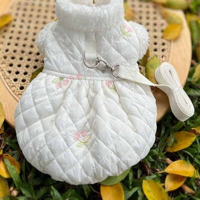 Talvine koerakleit Kass Kutsikas Koer Rihm Plii Yorkshire Pomeranian Shih Tzu Malta Bichon Puudel Soojad koerarõivad Lemmiklooma mantlid Riided