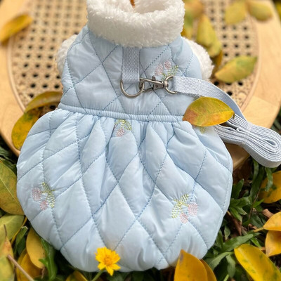 Talvine koerakleit Kass Kutsikas Koer Rihm Plii Yorkshire Pomeranian Shih Tzu Malta Bichon Puudel Soojad koerarõivad Lemmiklooma mantlid Riided