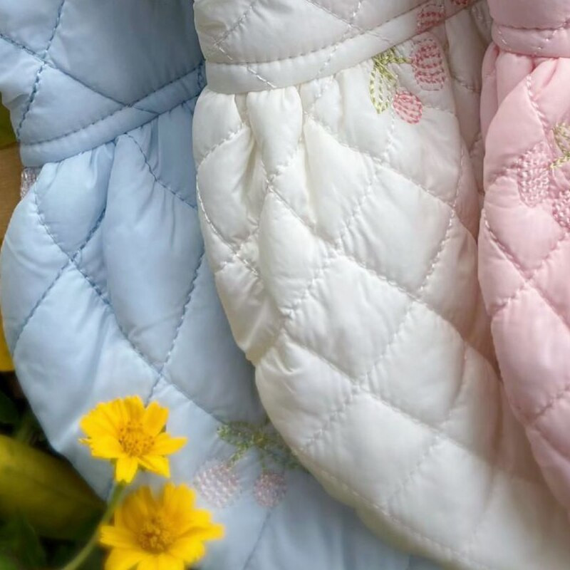 Talvine koerakleit Kass Kutsikas Koer Rihm Plii Yorkshire Pomeranian Shih Tzu Malta Bichon Puudel Soojad koerarõivad Lemmiklooma mantlid Riided