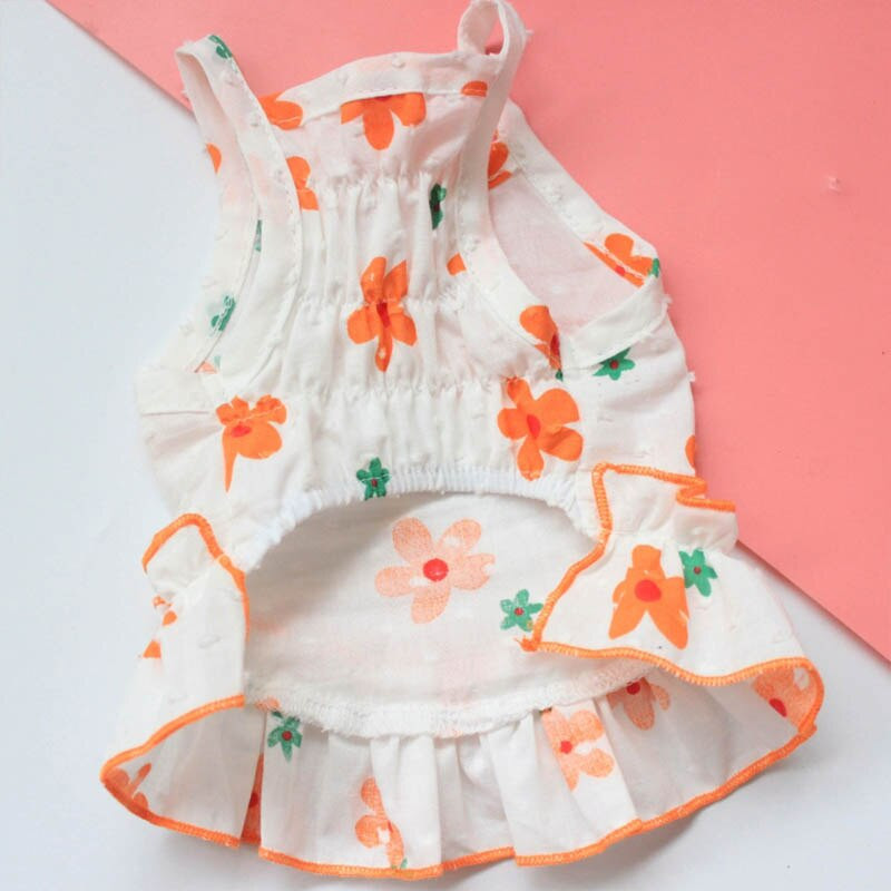 Kvetinové šaty pre psov 2022, havajská sukňa pre psov, oblečenie pre šteniatka pre malé a stredné psy, čivavy a yorkské domáce zvieratá