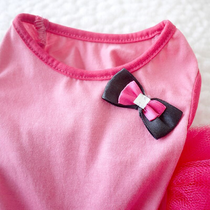 Ružové šaty pre psov a mačky s mašľou a bublinkami pre domáce zvieratá, oblečenie pre šteniatka, oblečenie pre psov, veľké oblečenie pre domáce zvieratá a dievčatá, NOVINKA