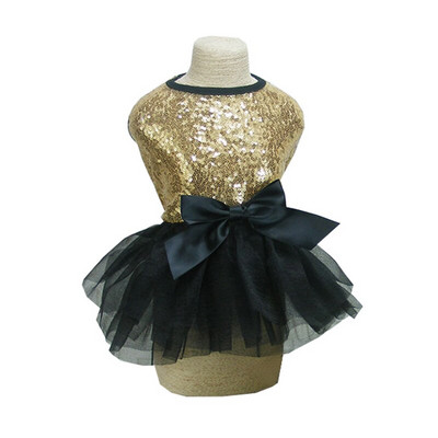 Moda Printesa Haine pentru animale de companie Rochie cool cu paiete pentru caini Chihuahua Teddy Yorkies Rochii stralucitoare Fuste din dantela Accesorii pentru animale de companie