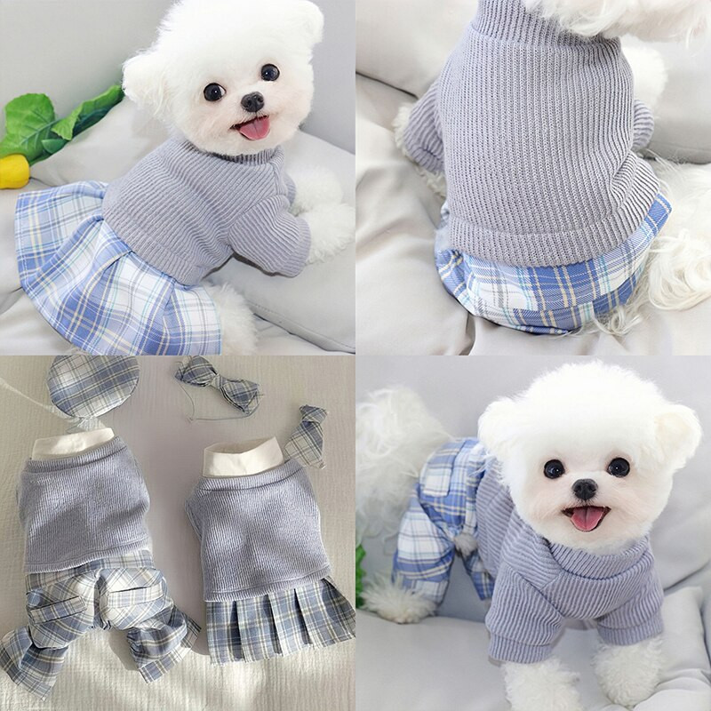 Lemmikloomapaari kleit Pommeri kleit kutsika talveseelik Kaisuprintsessi kleit kui karu soe S-2XL