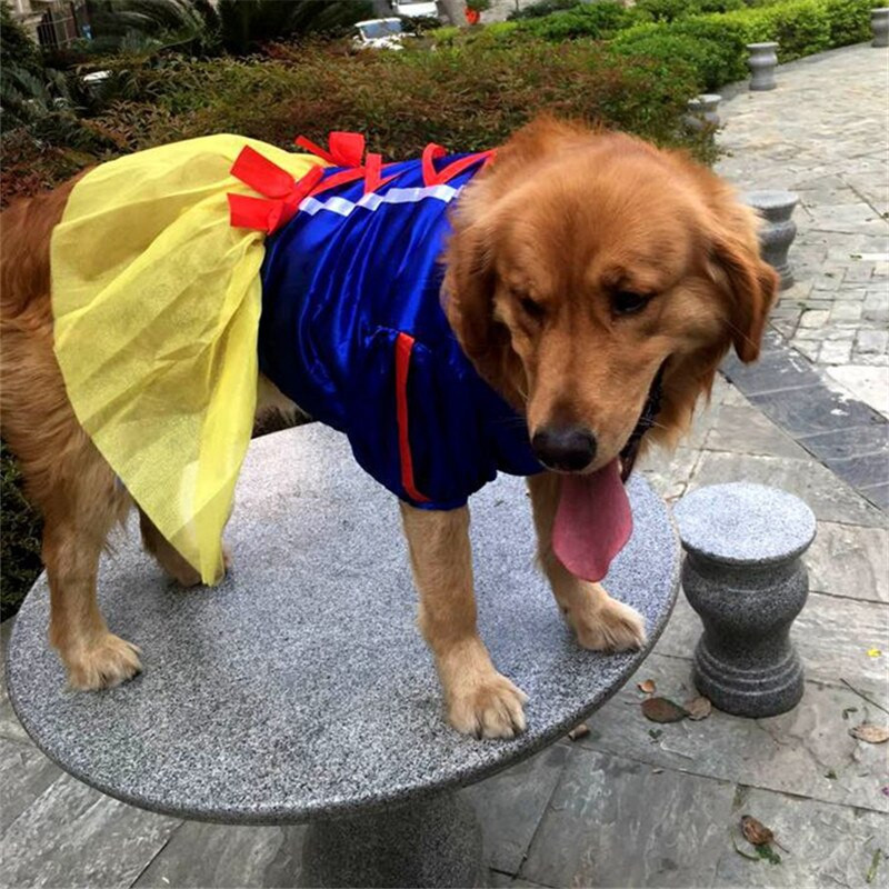 Letné šaty pre veľkých psov, oblečenie pre veľkých psov, červená stuha, princezná, sukňa, husky, labrador, zlatý retriever, oblečenie, kostým, dropshipping
