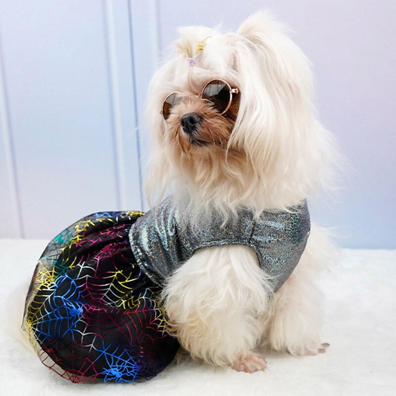 Smiješne haljine za mačke za kućne ljubimce za Noć vještica Odjeća za male pse Cosplay kostim za mačke Božićna suknja Haljina za psa Puppy Chihuahua