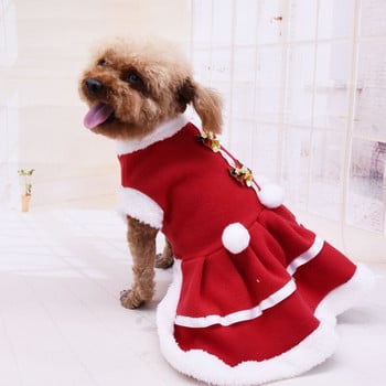 κατοικίδιο Χριστουγεννιάτικο Παλτό Ρούχα για σκύλους χειμερινό φόρεμα disfraz perro Χριστουγεννιάτικο φόρεμα Μονόχρωμο Παλτό Φούτερ Γιλέκο Κατοικίδια Κατοικίδια Ζεστό #09
