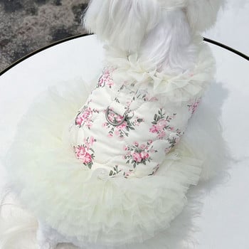 Ζεστό χειμωνιάτικο φόρεμα για σκύλους Ρούχα γάτας για κουτάβι Μικρά κοστούμια σκυλιών Yorkshire Terriers Pomeranian Shih Tzu Poodle Bichon Ρούχα για κατοικίδια