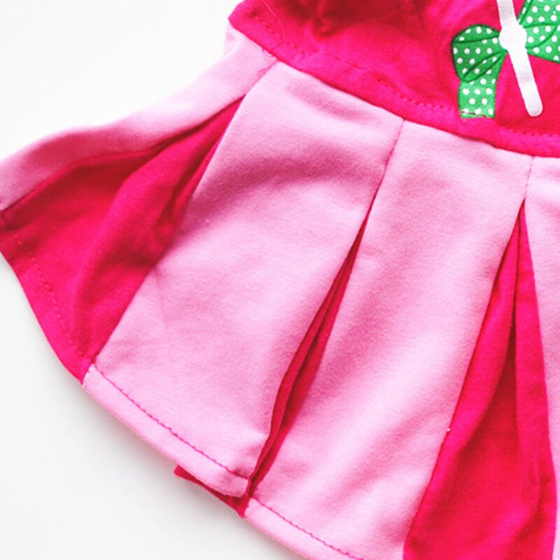 Fusta drăguță pentru câini de companie cu imprimare acadele Costume pentru haine pentru câini de talie mică Îmbrăcăminte Fusta rochie în stil prințesă Accesorii pentru animale de companie