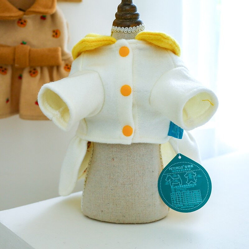 PETCIRCLE Koerariided Juust Bowknot Karu Villane Kleit Sobib väikesele koerale Kutsikas Lemmikkass Kõik aastaajad Lemmikloom armas kostüüm Lemmiklooma mantel seelik