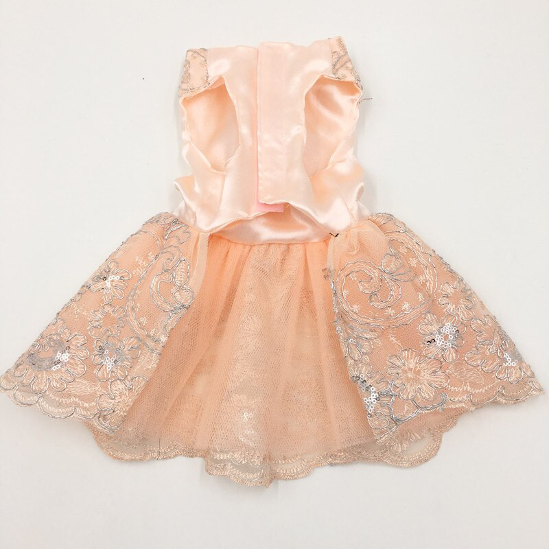 Haine de vară pentru cățeluși, broderii de lux, rochii de prințesă de nuntă pentru câini de talie mică, pomeranian Yorkie, haine pentru câini, ținută pentru pisici