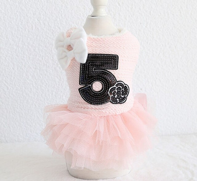 Módne svadobné párty dievčatá domáce zvieratá šaty zimný teplý hrubý kabát s mašľou samica Yorkshire Chihuahuwa jeseň/zima oblečenie pre mačku a psa