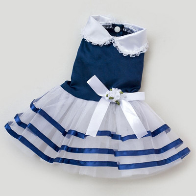 Dungi Mesh Fusta câine Rochie Pet Haine Arc Respirabil Vară Casual Clasic