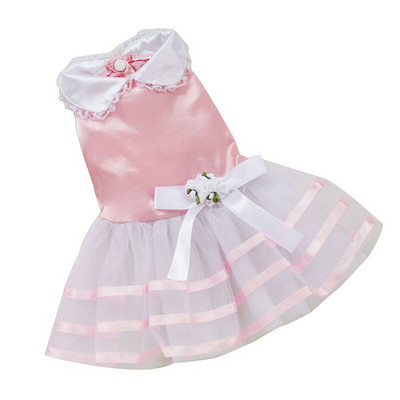 Dungi Mesh Fusta câine Rochie Pet Haine Arc Respirabil Vară Casual Clasic