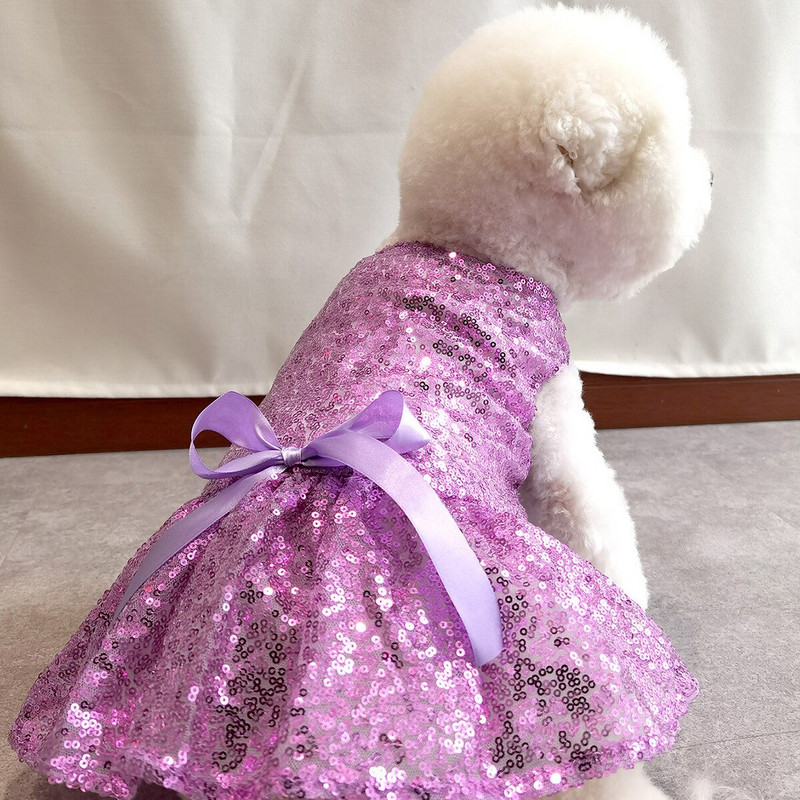 Koerte pulmakleit Abielu Lemmikloomarõivad Koer Printsess Seelik Tutu Cat Chihuahua Yorkshire`i kutsikavesti kleidid Väikesed koerariided