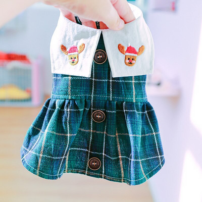 Koera jõuluriided Uued naljakad koerariided Jõulukaunistused Talvekleit väikestele koertele Kutsika kassi kostüüm aastavahetuseks