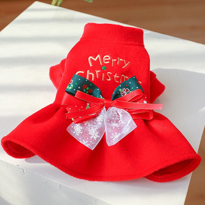 Koera jõuluriided Uued naljakad koerariided Jõulukaunistused Talvekleit väikestele koertele Kutsika kassi kostüüm aastavahetuseks