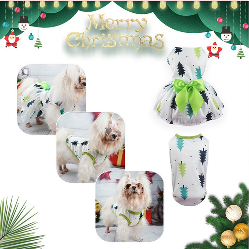 2022 Crăciun iarnă rochii pentru câini pentru câini mici de Crăciun cosplay rochie pentru animale de companie rochie de prințesă fantezică pentru cățeluș Bichon Spitz