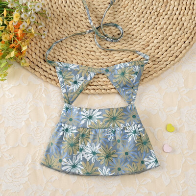 2 ks sada pre psov, sexy vesta, letné bikiny, plavky, letné šaty, sladké plážové šaty, oblečenie pre domáce zvieratá, mini malé pre roztomilé mačky, potreby pre domáce zvieratá