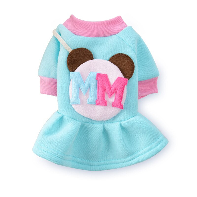 Φορέματα σκυλιών για μικρά σκυλιά Ρούχα για κατοικίδια Το νέο φθινόπωρο και χειμώνας χαριτωμένο κρατήστε ζεστό