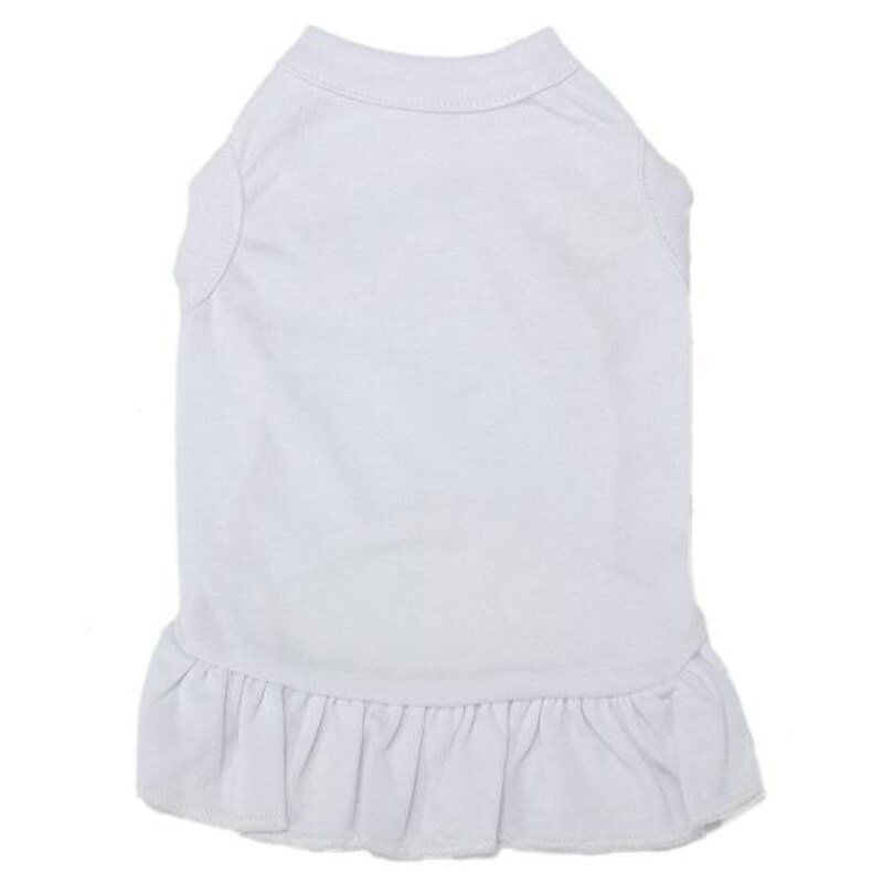Letné oblečenie pre domáce zvieratá, priedušné volánikové šaty pre psov, mäkká vesta, sukňa, kostým pre mačky, jednofarebné šaty pre psov pre čivavu, mačiatko