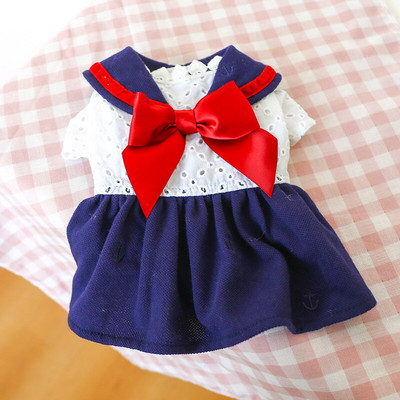 PETCIRCLE Koerariided Meremehekleit suure kaarega väikesele koerale Kutsikas Lemmikkass Kõik aastaajad Lemmikloom armas kostüüm Lemmikloomariided Koera seelik