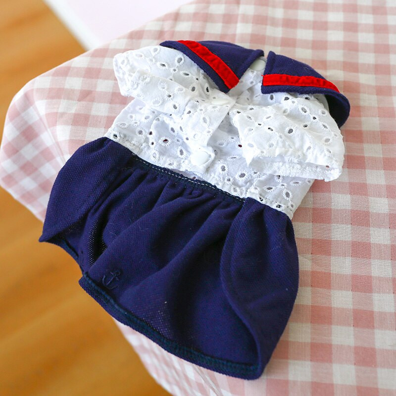 PETCIRCLE Koerariided Meremehekleit suure kaarega väikesele koerale Kutsikas Lemmikkass Kõik aastaajad Lemmikloom armas kostüüm Lemmikloomariided Koera seelik