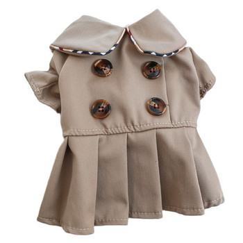 Κουμπιά φορέματος για γάτα Princess Dog Design Ρούχα για κατοικίδια κουτάβια για άνοιξη/φθινόπωρο