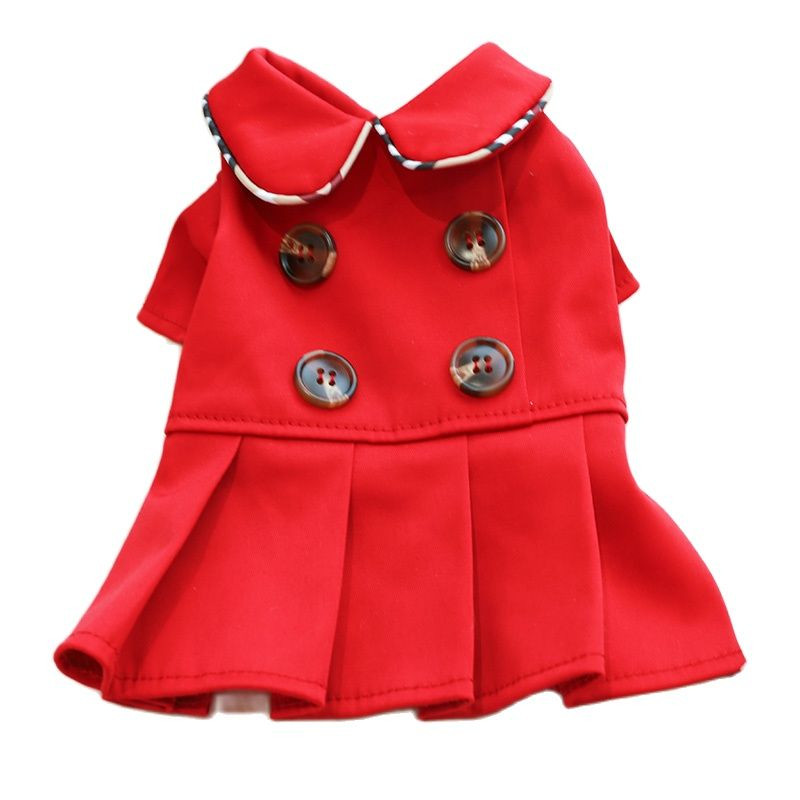 Princezná, pes, mačka, šaty, gombíky, dizajn, domáce zvieratá, šteniatko, jarné/jesenné oblečenie