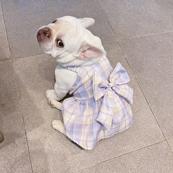 Ρούχα για κατοικίδια 2022 Χοντρό φόρεμα σκυλιών για σκύλους Φούστα φλοράλ γαλλικά μπουλντόγκ φορέματα σκυλιών Μεσαία μεγάλα ρούχα για σκύλους Φόρεμα με ρούχα