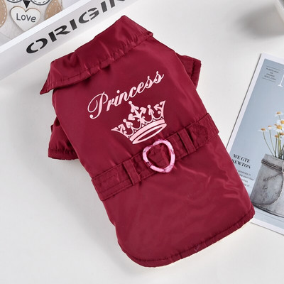 Γαλλικό μπουφάν μπουλντόγκ για ρούχα για σκύλους Αδιάβροχο χειμωνιάτικο παλτό σκυλιών για κατοικίδια Puppy Red Cream XXXL για μικρά κουτάβια ζώα Chihuahua Pugs