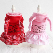 V predaji zajačie šaty pre malého psa jeseň/zima roztomilé uši XS SM domáce zvieratá oblečenie pre mačku malé zvieratká čivavy potreby