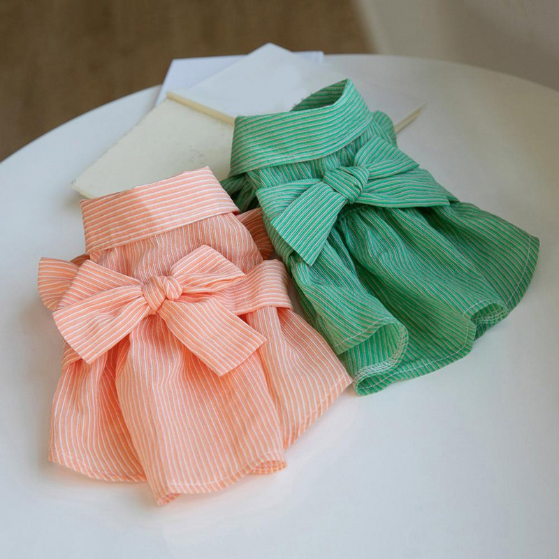 Psie šaty Krásne jednofarebné pohodlné letné malé psy princezná Cosplay kostým pre jarné domáce zvieratá sukňa oblečenie pre domáce zvieratá