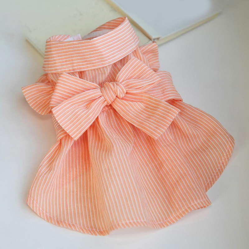 Psie šaty Krásne jednofarebné pohodlné letné malé psy princezná Cosplay kostým pre jarné domáce zvieratá sukňa oblečenie pre domáce zvieratá