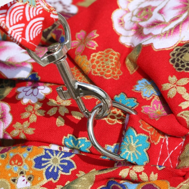 Suvine lemmikloomade lilleline seelik vibu koerakleit Sobiv jalutusrihm väikestele koertele Seelik kevadprintsess koera pulmakleidid Yorki riided