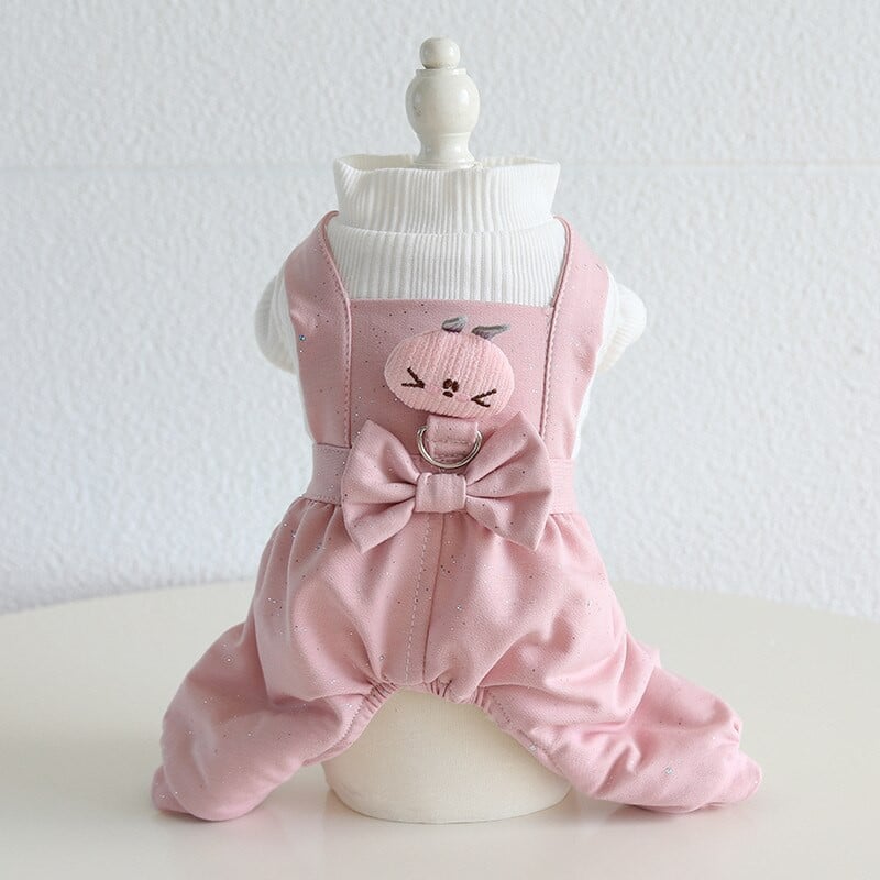 Rožinės spalvos šunų aprangos suknelės ir kombinezonai 2022 m. rudeniui ir žiemai šunų drabužiai mažiems šunims Ropa Perro Ropa Perro Ropai šunų sijonai