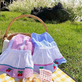 Ranojesenska tanka haljina za kućne ljubimce Odjeća za pse Teddy karirana suknja Pulover za pudlice Suknja za štene Princeza Oprema za kućne ljubimce XS-XL