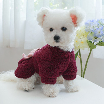 Φόρεμα για μικρό σκύλο Ρούχα για κατοικίδια Χειμερινή χοντρή φούστα πριγκίπισσας Φόρεμα παπιγιόν για μικρό κουτάβι σκύλος γάτα Chihuahua Yorkie ένδυση για κατοικίδια