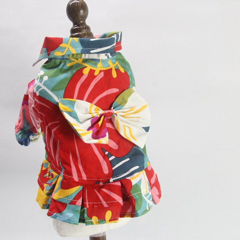 Kevadsuvine koerakleit Suured lemmikloomariided keskmise suurusega koertele Labradori kuldse retriveri kostüümid Lillelised koerakleidid